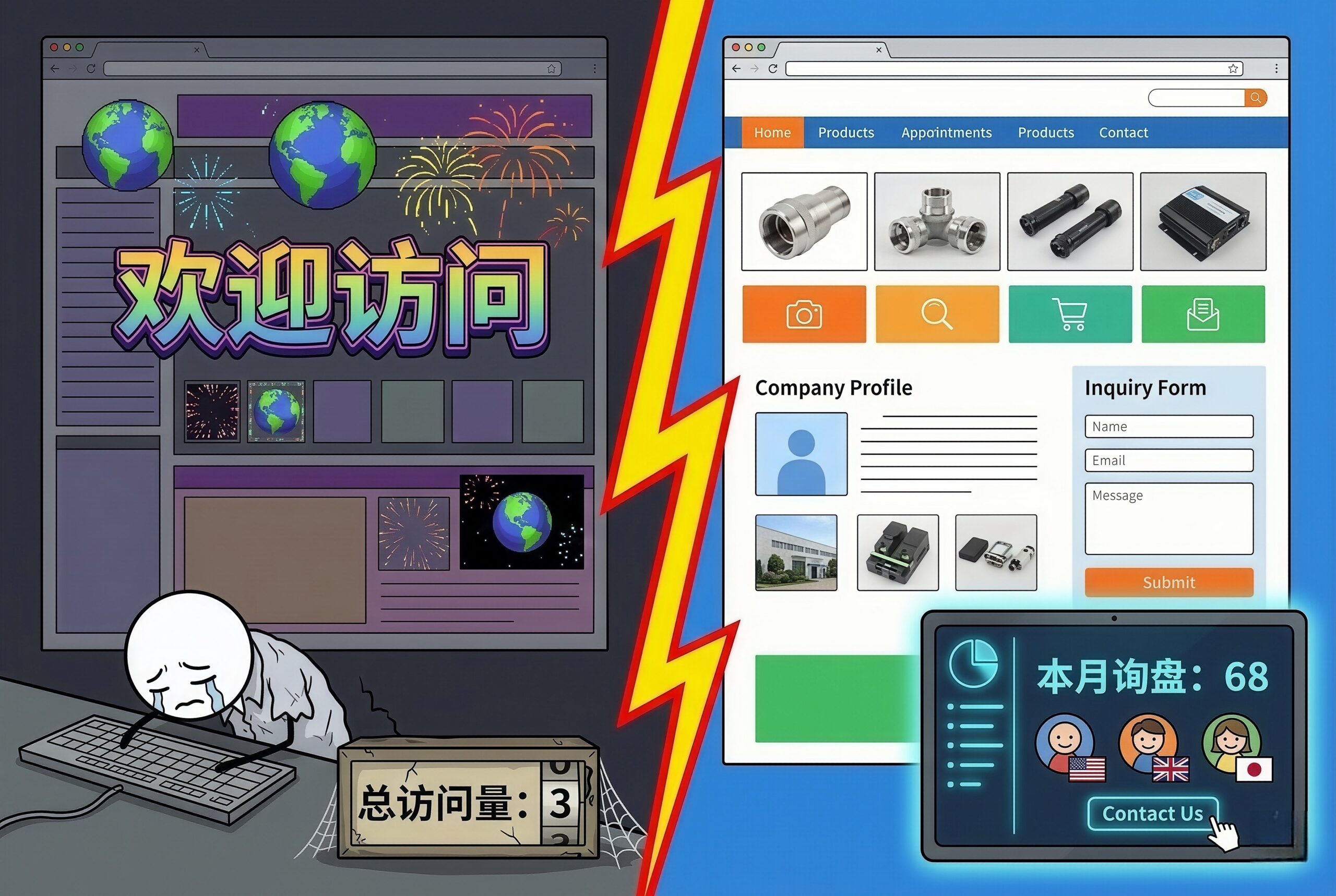 外贸独立站运营误区与询盘转化